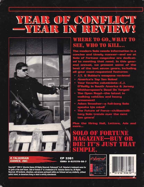 Cyberpunk 2020 - Solo of Fortune 2 - Yearbook 2020 (B Grade) (Genbrug)